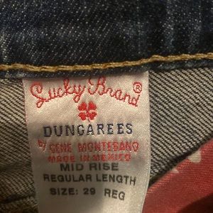 Lucky brand dungarees size 29